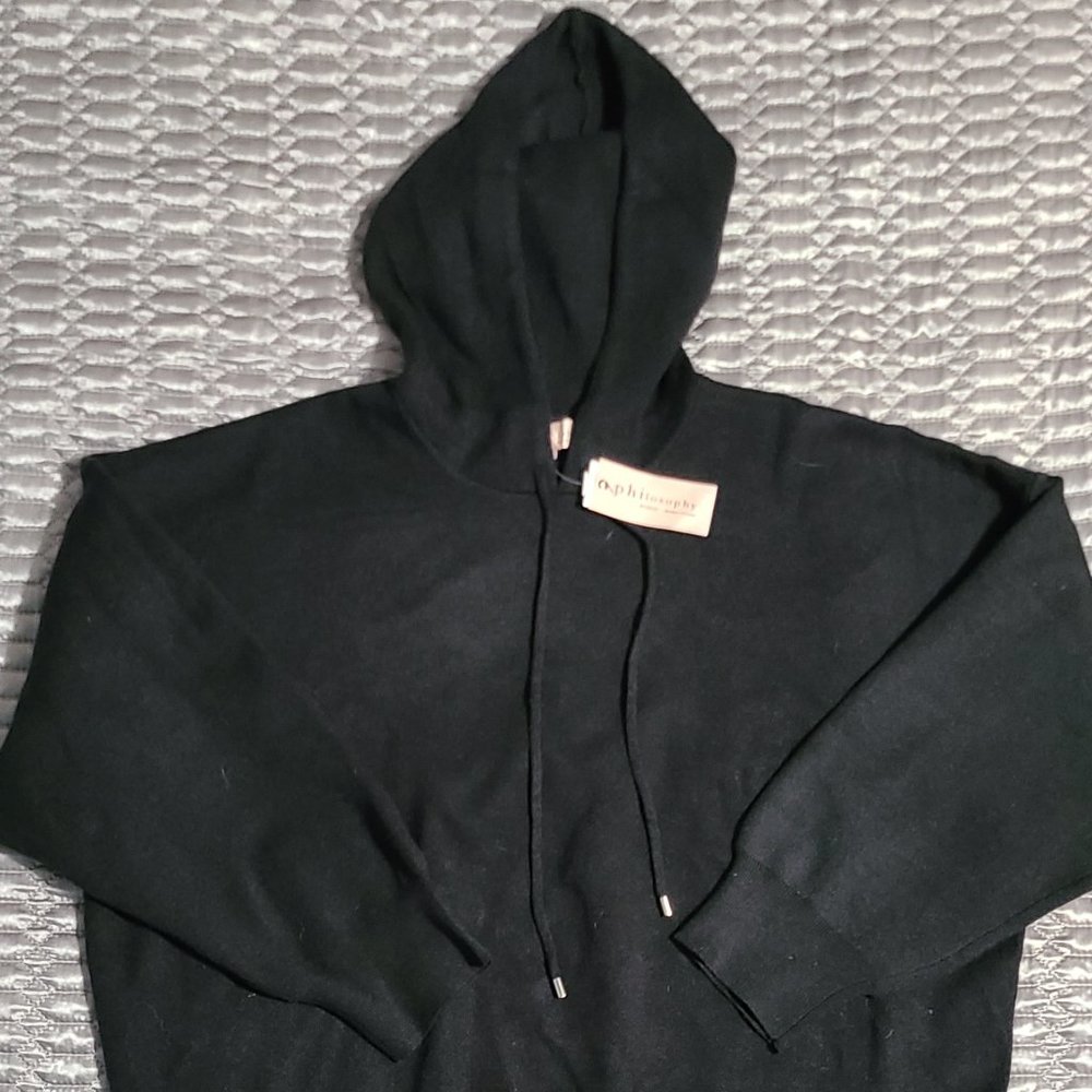 Plus size crop hoodie